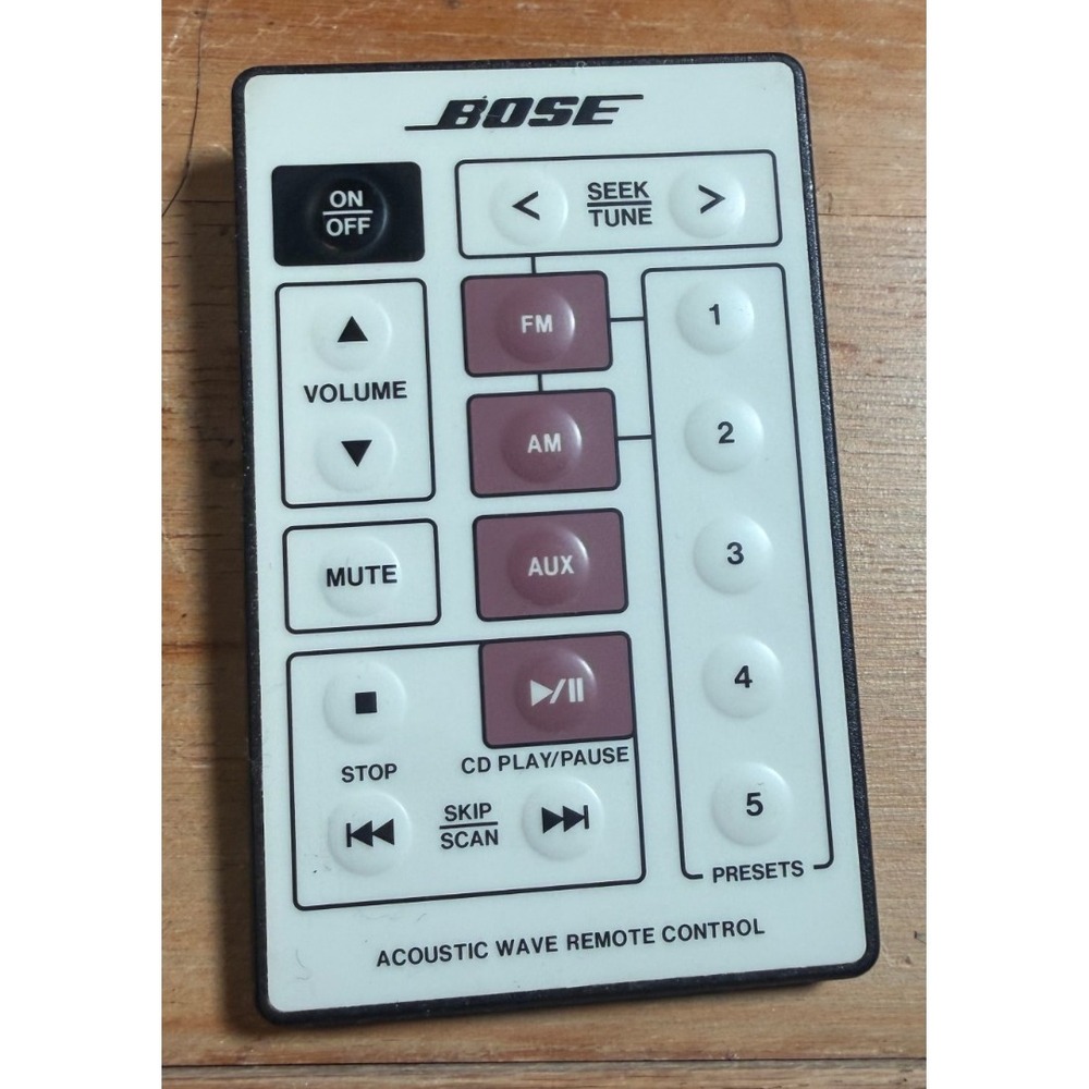 Genuine Bose Acoustic Wave Remote Control for CD-3000 Music System Works